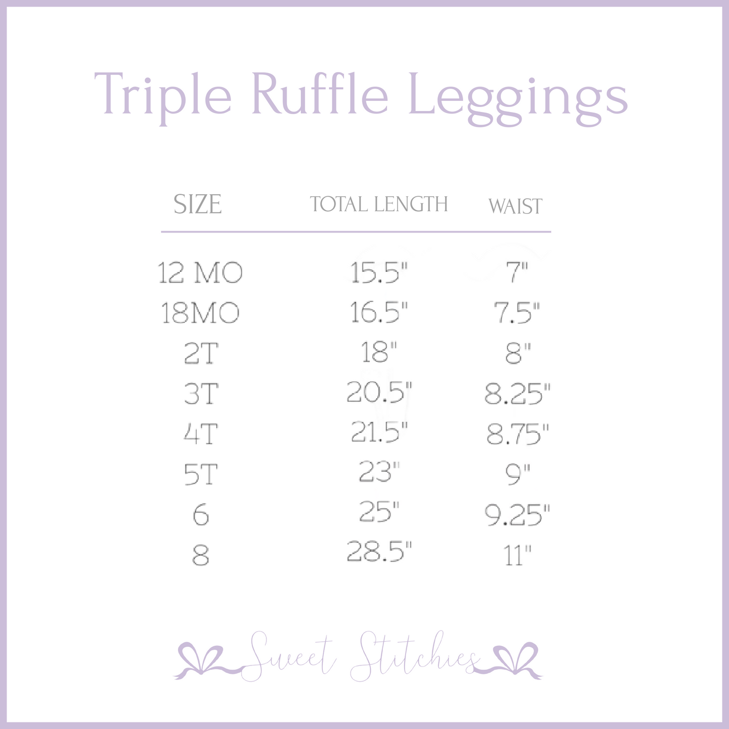 Stripe Ruffle Leggings