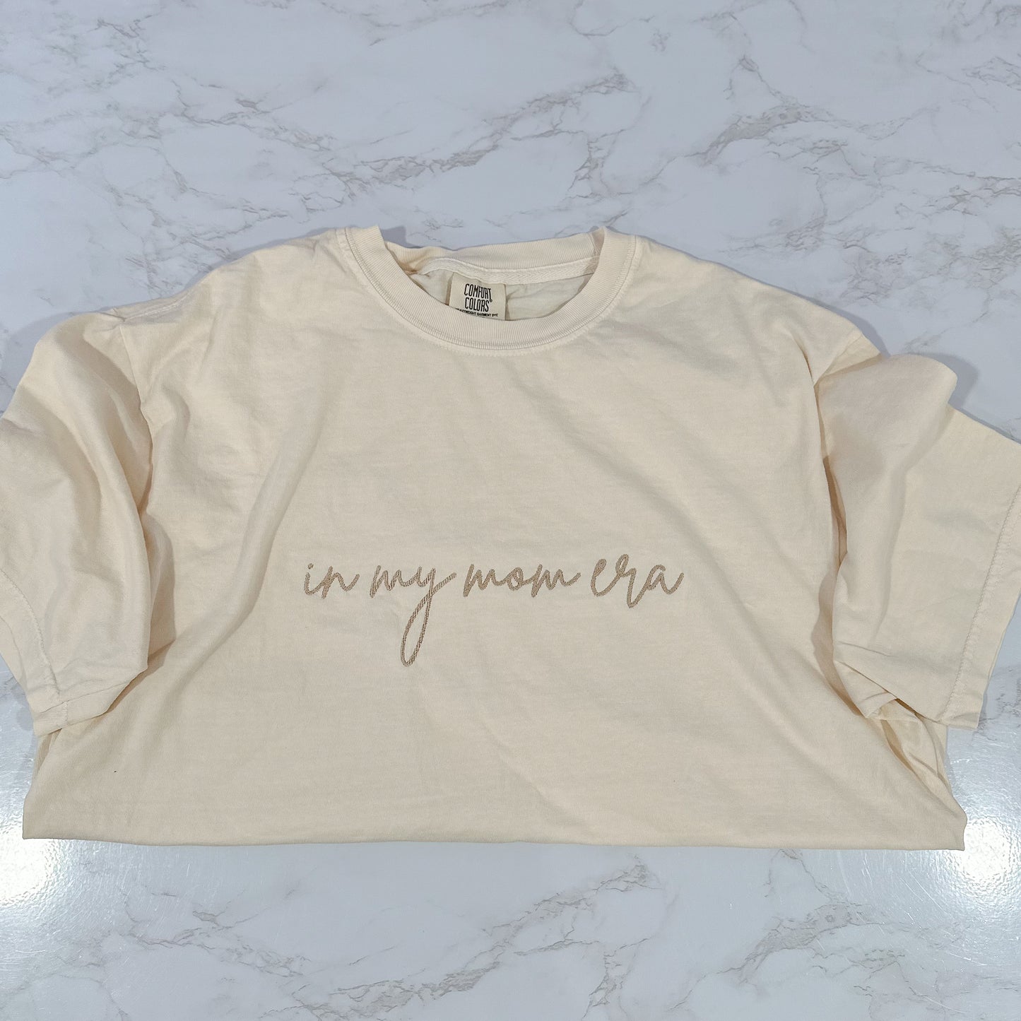 EMBROIDERED IN MY MOM ERA T-SHIRT