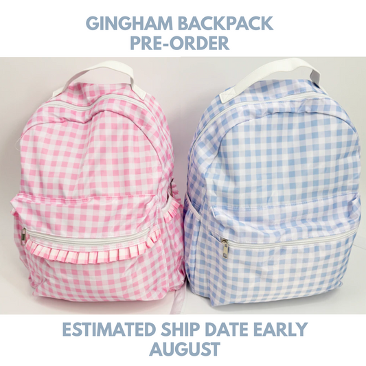 GINGHAM BACKPACK PRE-ORDER