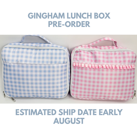 GINGHAM LUNCH BAG PRE-ORDER